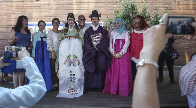 Güney Kore'nin düğün geleneği Ankara'da tanıtıldı